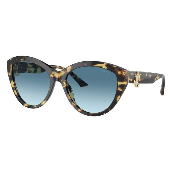New JIMMY CHOO Yellow Cat Eye JC5007 5004/19 Sunglasses Women - Picture 1 of 6